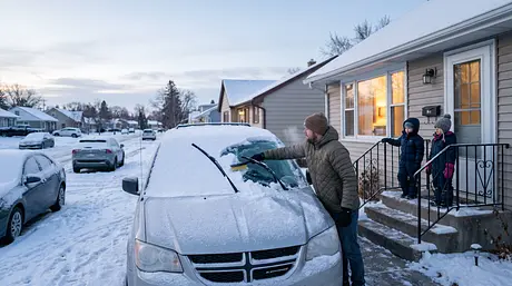 Giorni di neve e strade scivolose: il manuale del carpool invernale